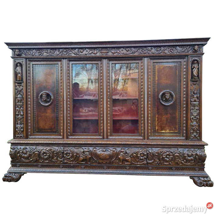 KOMPLET BIBLIOTEKA Z BIURKIEM I FOTELEM Szczecin