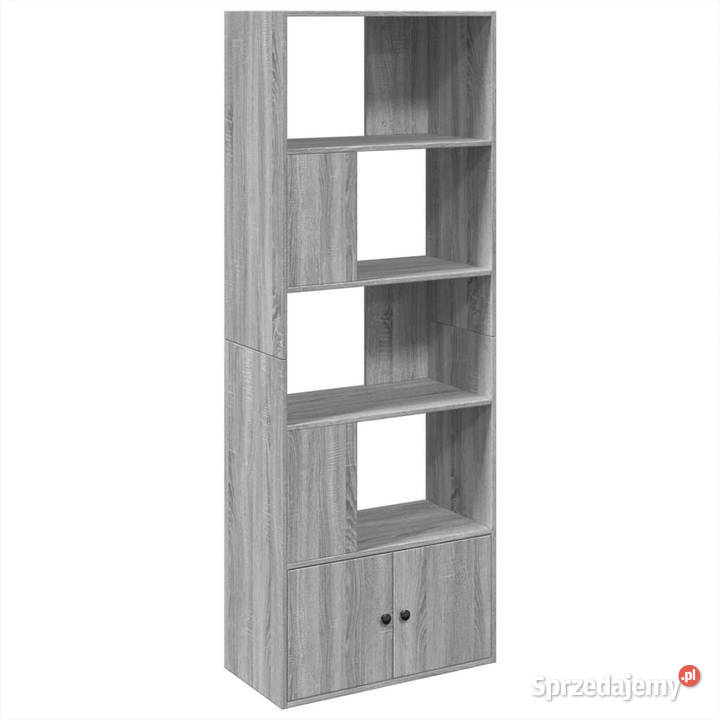 Regał szary dąb sonoma 70x36x189 materiał Regały Warszawa