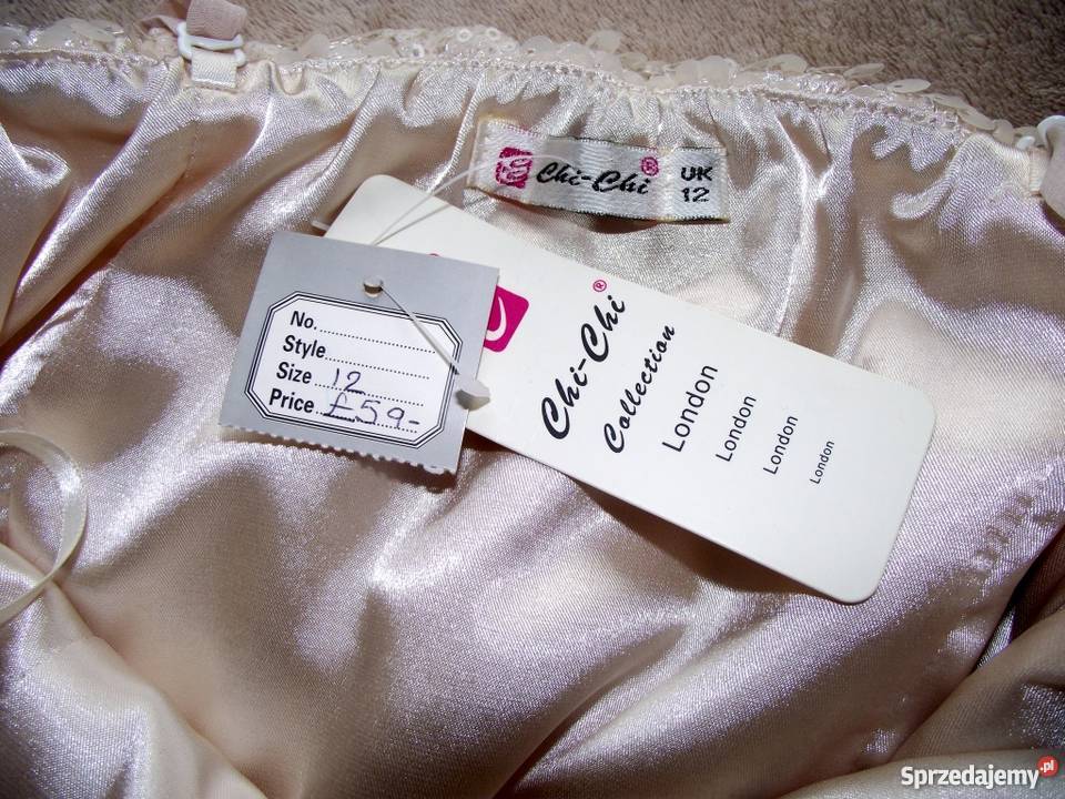 Elegancka asymetryczna sukienka na studniówkę Kraków sprzedam