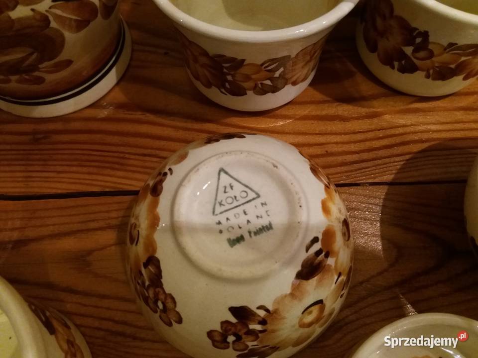 Porcelana Koło beżowy Chorzów