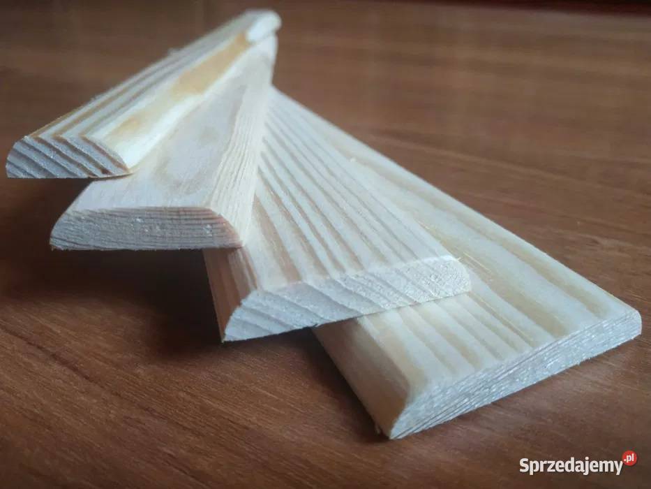 Listwa wykończeniowa drewniana maskująca opaska Materiały budowlane Narew