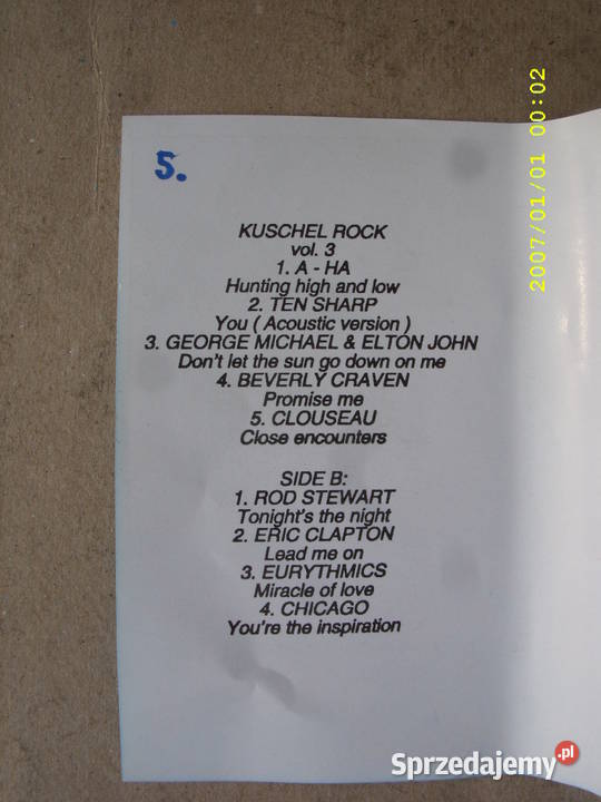 KUSCHEL ROCK 6 VOL2 i 3 rock kas kaseta