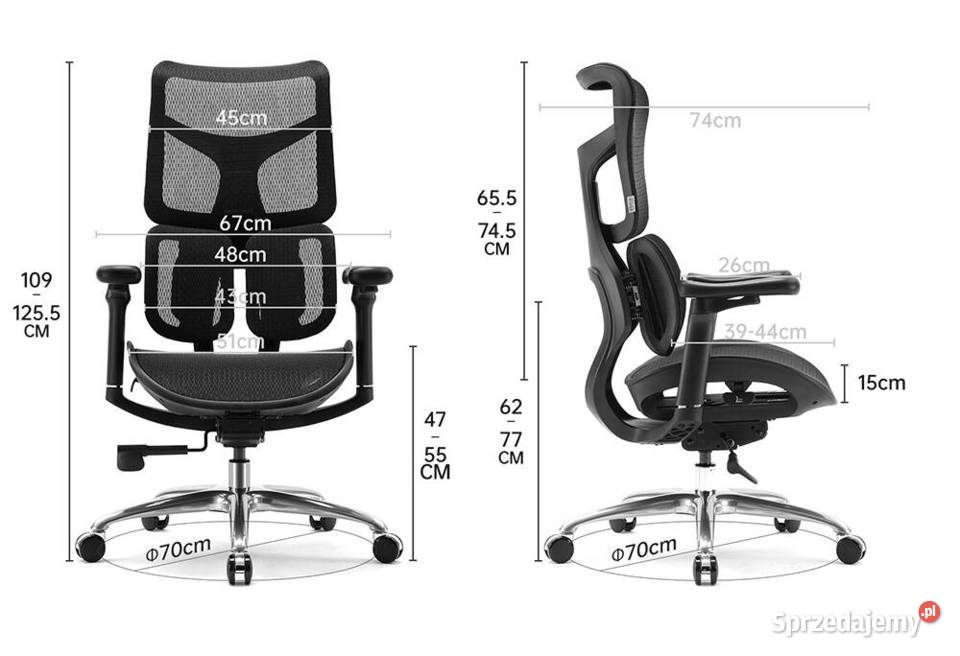 Fotel ergonomiczny ANGEL biurowy obrotowy Astro Jarosław sprzedam