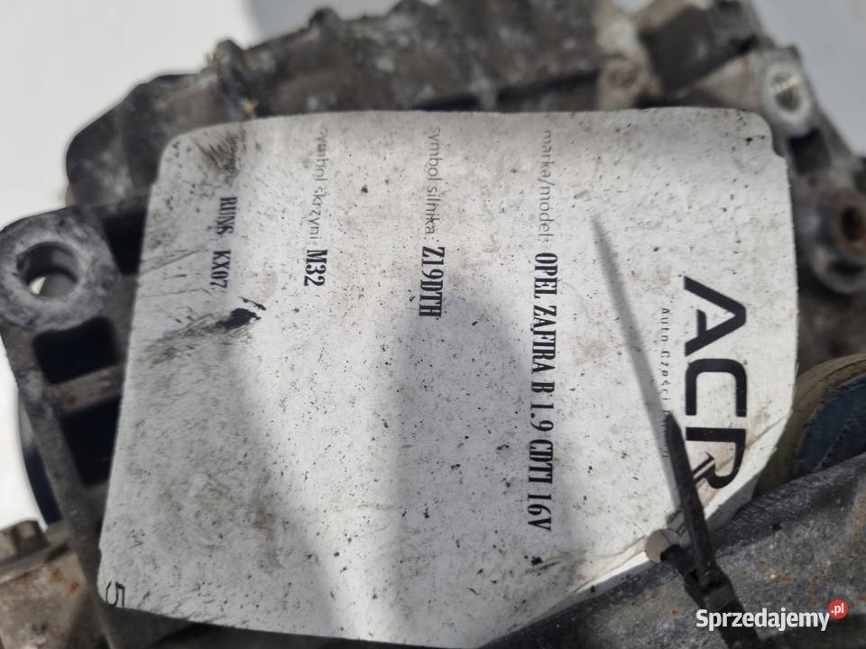SKRZYNIA BIEGÓW Opel Astra H Vectra C Zafira B Chełm