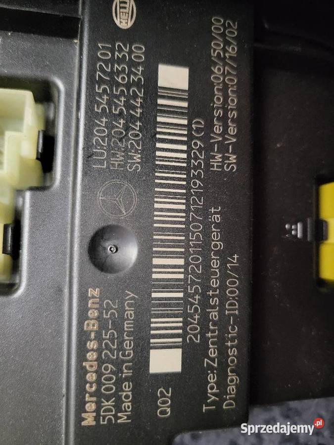 ECM BCM REAR SAM Mercedes W204 kombi Starachowice