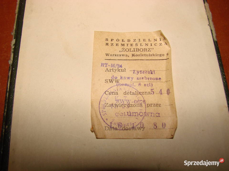 Łyżeczki do kawy srebrzone PRL Pruszcz Gdański