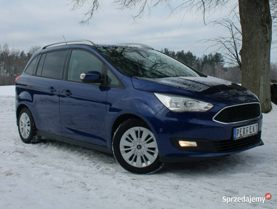 Ford Grand C 10 Benzyna 125 7 OSÓB Navi LED relingi dachowe