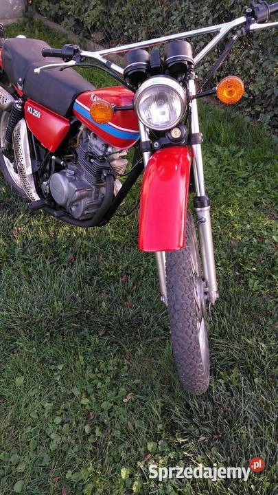 Kawasaki KL 250 A 1978 Rok produkcji 1978 Damasławek sprzedam