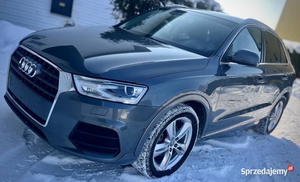 Audi Q3 quattro 20 Tb 220 LIFT 2016r navi skóra skórzana tapicerka