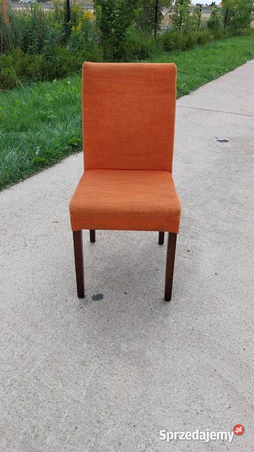 Zestaw Krzeseł w Kolorze Pomarańczowym 25 Kazuń Polski sprzedam