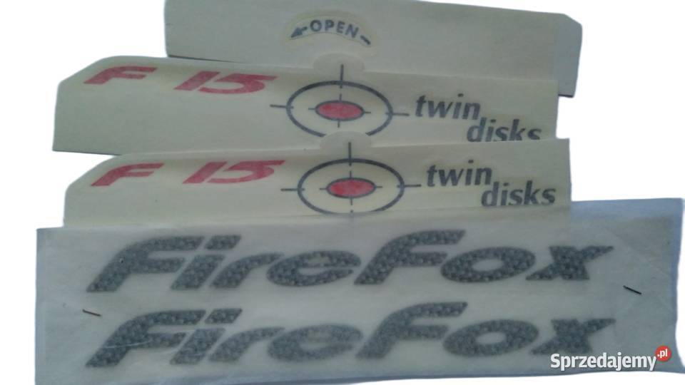 NAKLEJKA NAKLEJKI MALAGUTI F15 FIREFOX Bielsk Podlaski