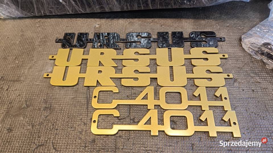 Napisy Ursus C4011 emblemat stal nierdzewna Kabina i karoseria lubuskie Babimost
