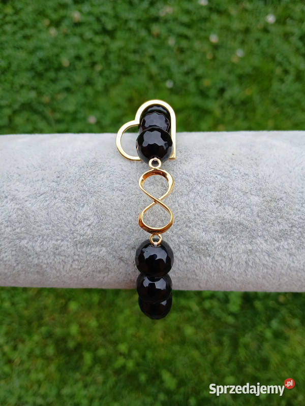 Bransoletka damska z Onyksu czarnego Kielce