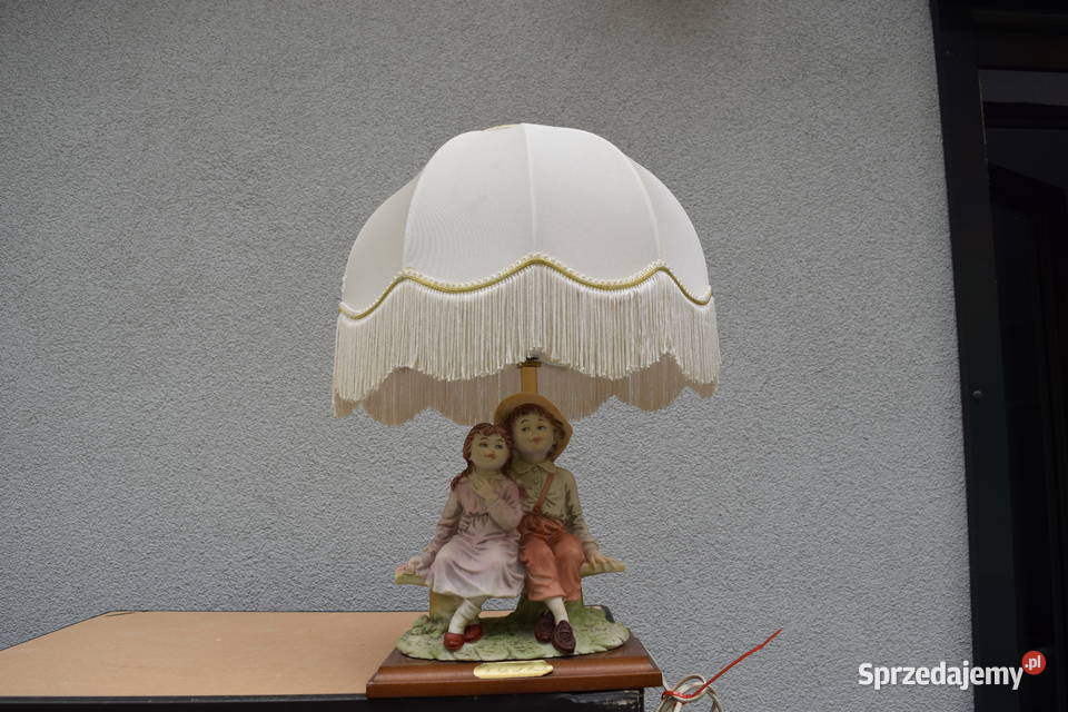 Lampka z Figurką PorcelanowąWysokość 45 Olsztyn
