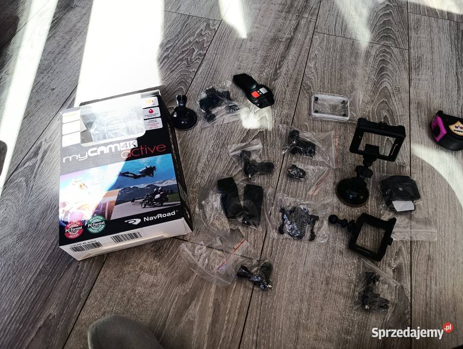 zestaw akcesoriów dodatków do kamery sportowej Poznań