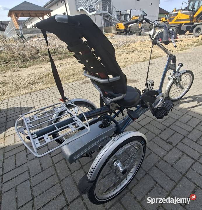 Rower trzykołowy trójkołowy rehabilitacyjny