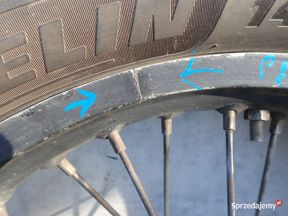 Koło Tył 18 x 215 Felga Uszkodzona Husqvarna TE Pozostałe Strzelce Krajeńskie