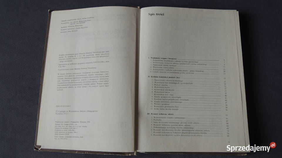 Podręcznik Rysunek zawodowy szkół odzieżowych twarda Białystok