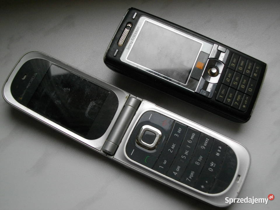 Telefony na części: Sony Ericsson i Nokia (z klapką).