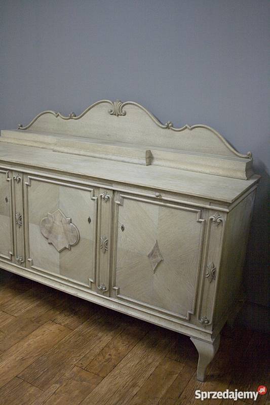 DĘBOWY BUFET SECESYJNY OCZYSZCZONY ANTYK Radzymin sprzedam