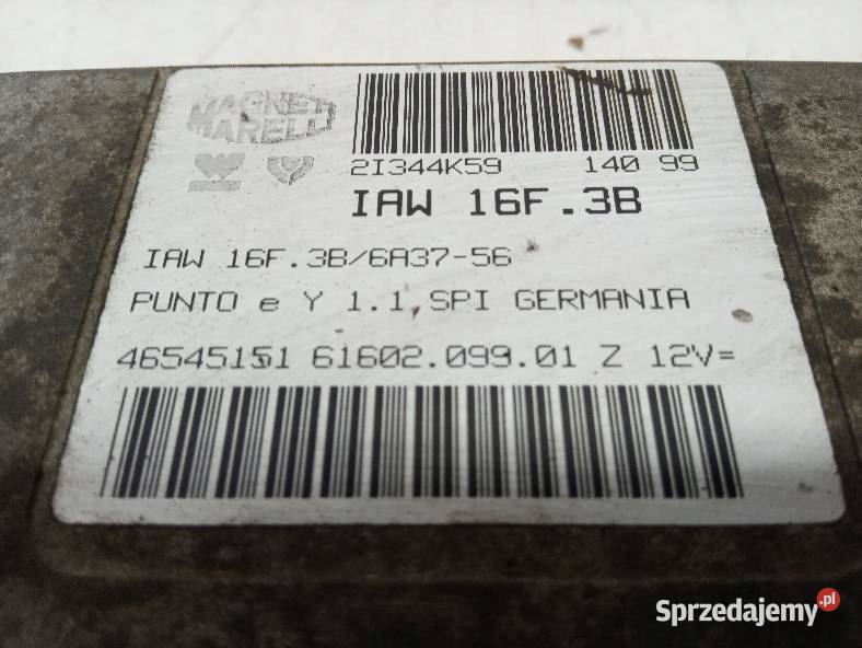 STEROWNIK SILNIKA IAW16F3B Fiat Punto I 11 B