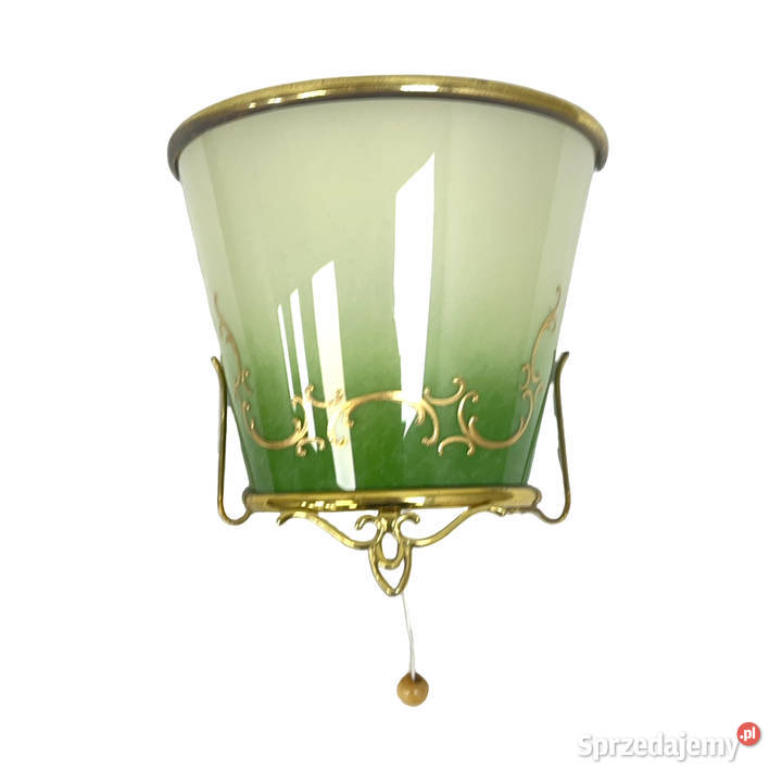 Kinkiet ścienny zielone szkło z gradientem Warszawa