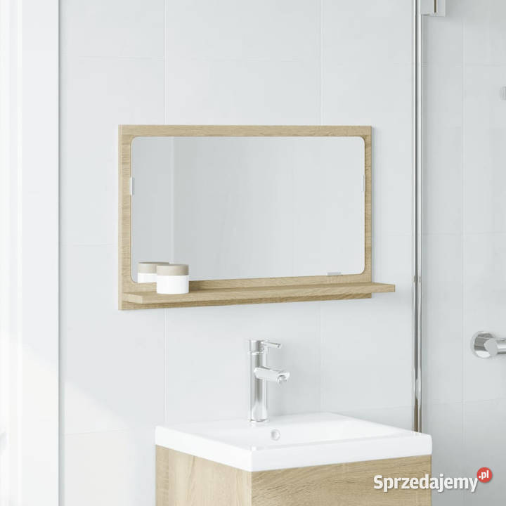 Szafka łazienkowa z lustrem dąb sonoma 60x11x37 Warszawa