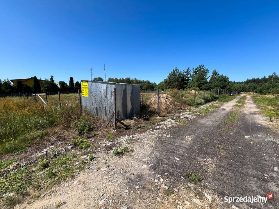 Działka z projektem fundament 1500m2 Wymysłów budowlana Sprzedaż