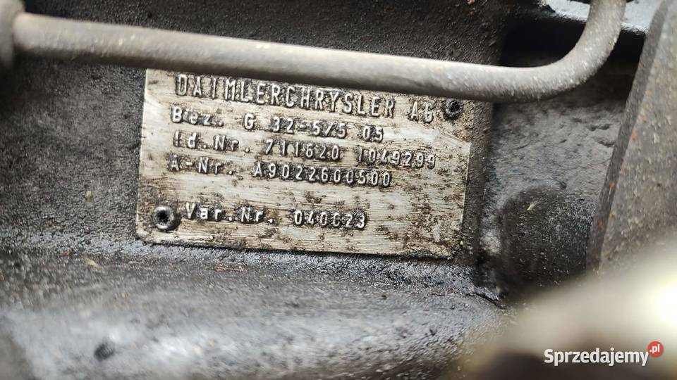 Manualna skrzynia biegów a9022600500 Mercedes wielkopolskie Książ Wielkopolski