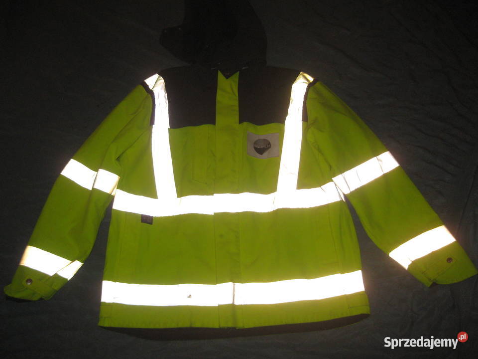 Kurtka widoczna odblaski żółta wodoodporna Żary