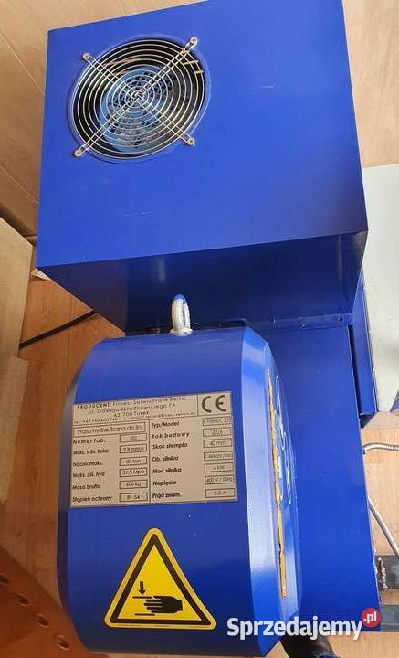 Prasa hydrauliczna 50 t do zaciskania linek wielkopolskie Turek