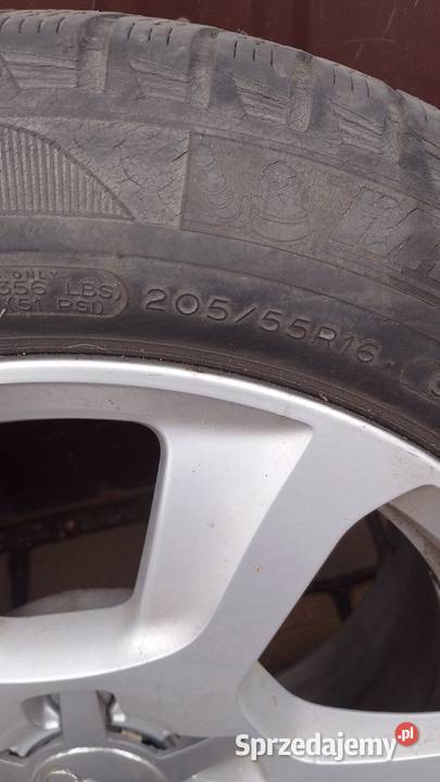 Komplet kół alufelgi opony 20555 R 16 wielosezon Rosko