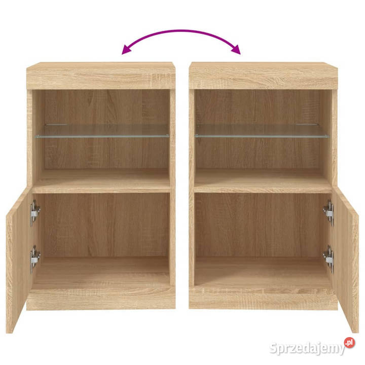 Szafka z oświetleniem LED dąb sonoma 41x37x67 Warszawa sprzedam