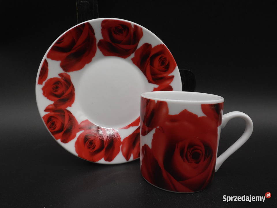 Filiżanka espressomokka marki NANA motyw Porcelana i szkło