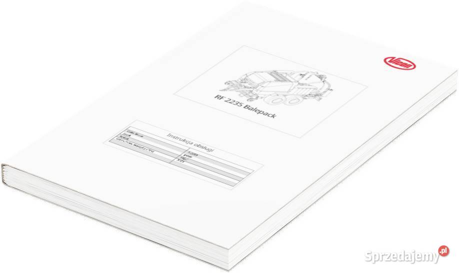 Vicon RF2235 BP BalePack RF 2235 Instrukcja wielkopolskie Szamotuły
