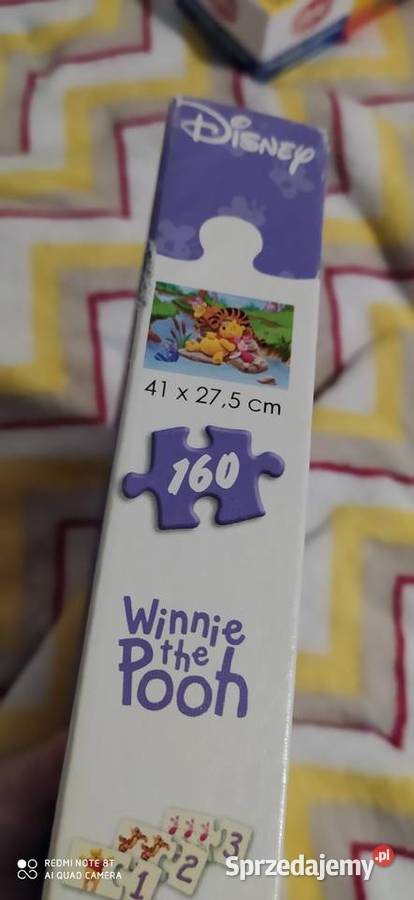 puzzle Kubuś Puchatek 160 elementów plus gra 12 wielkopolskie Poznań