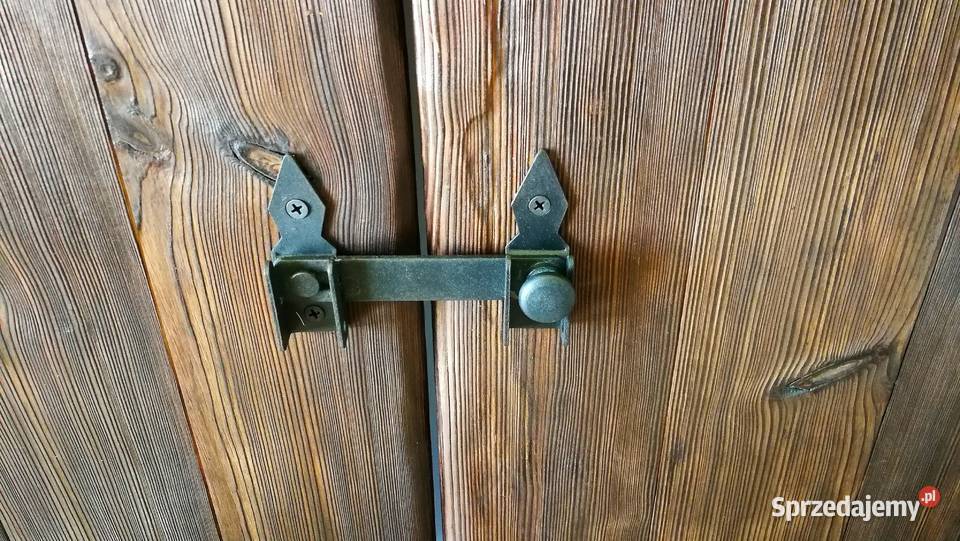 Rustykalna okiennica drewniana rękodzieło rama świętokrzyskie