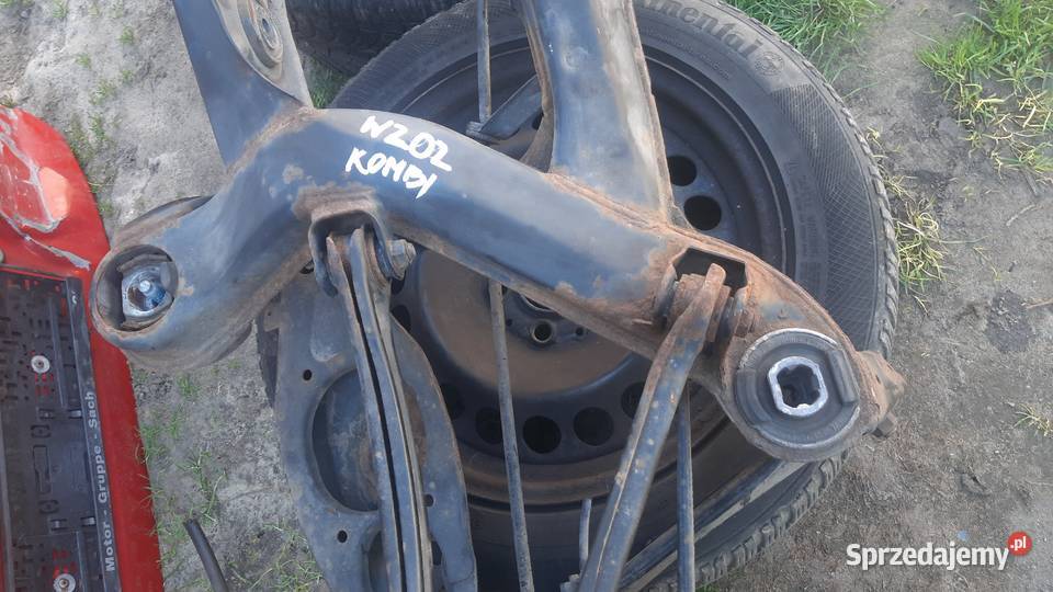 oś tylna sanki wózek mercedes c w202 kombi Dębno