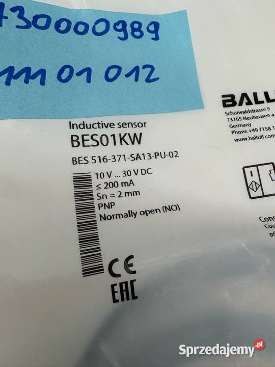 Balluff BES01KW BES 516371SA13PU02 Czujnik Warszawa