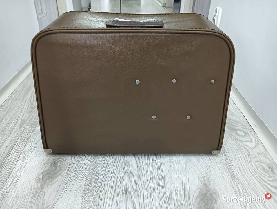 maszyna do szycia łucznik sama walizka torba brązowy Wałbrzych
