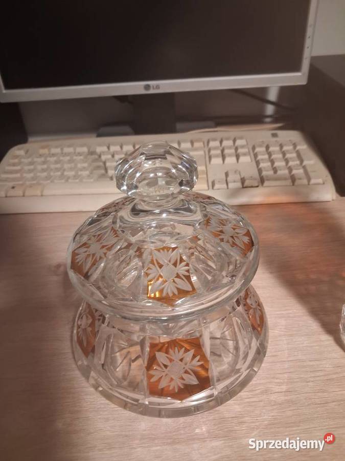 Stare kryształy PRL Huta Julia Wrocław