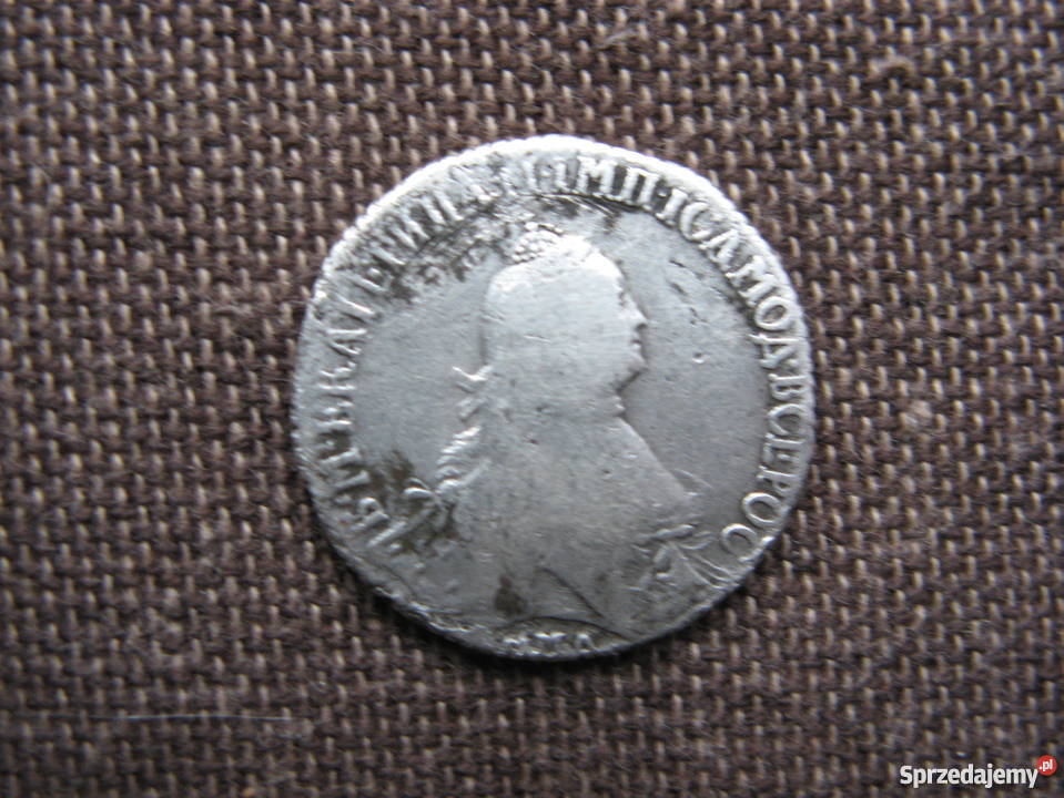 moneta Półpołtinnik 1766r ROSJA Katarzyna II Numizmatyka Szczecin
