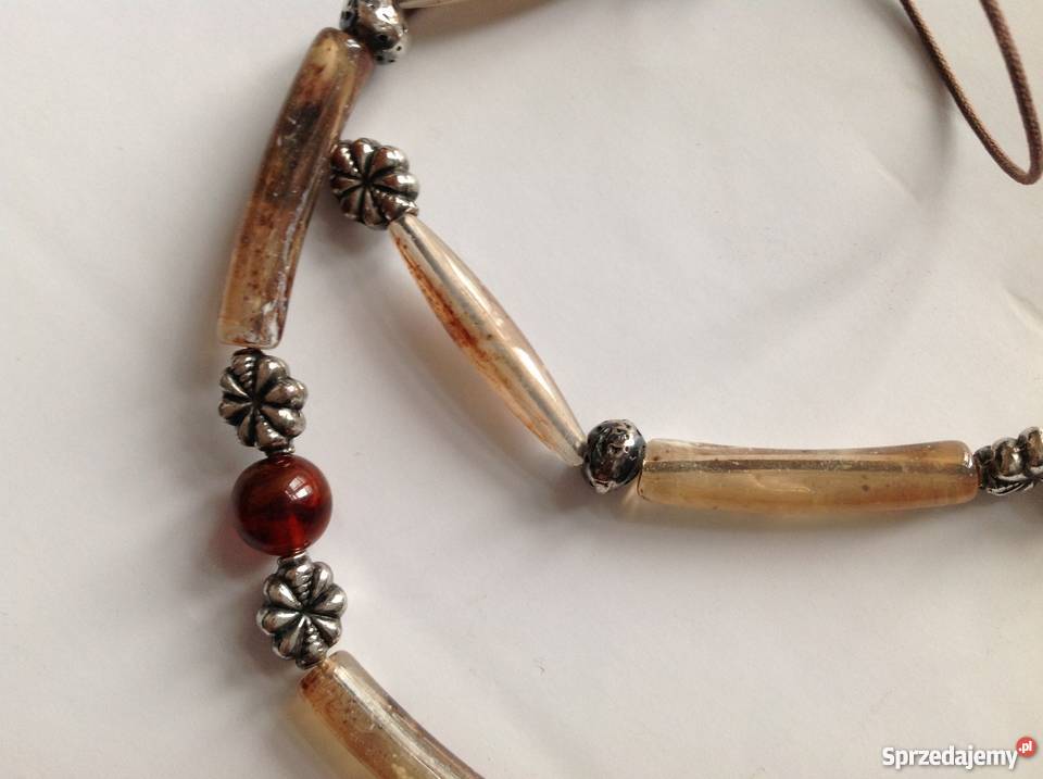 Naszyjnik ze sztucznego bursztynu Dla kobiet Częstochowa