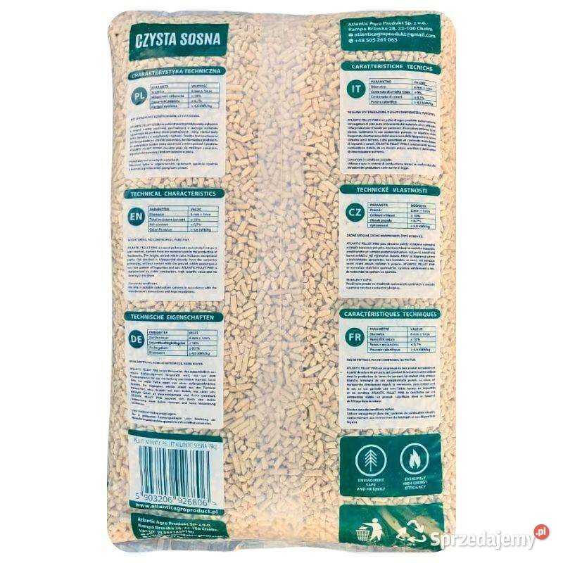 Pellet drzewny Atlantic Sprawdzona Super Jakość Łaszczów