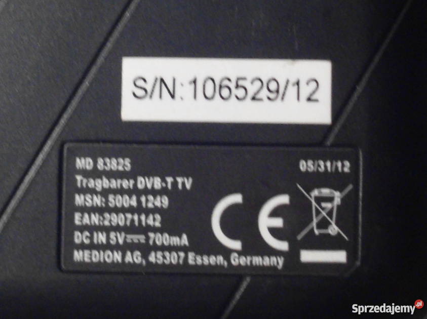 Przenośny TV i Radio Mp3 Medion MD83825 Kraków