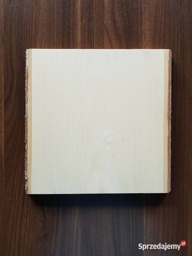 Deska lipowa z korą 25x225x25 rzeźba ikony Łódź
