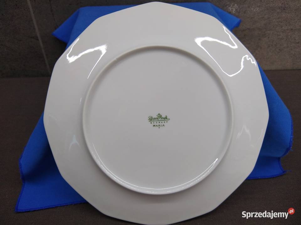 Rosenthal Biała Maria talerz deserowy 20 Porcelana i szkło Kalisz