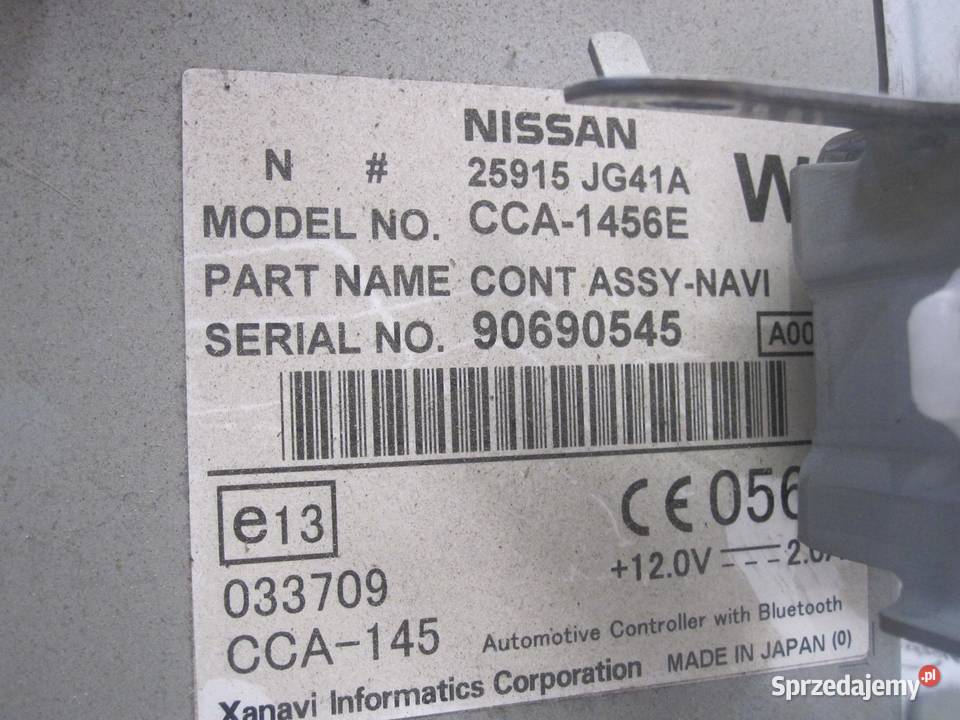 XTRAIL II T31 LIFT 10r napęd DVD 25915 JG41A