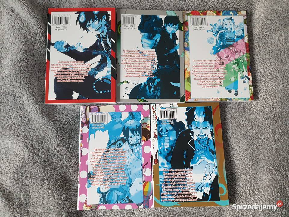 Ao No Exorcist zestaw 5 tomów wydanie 1 2015 pomorskie sprzedam