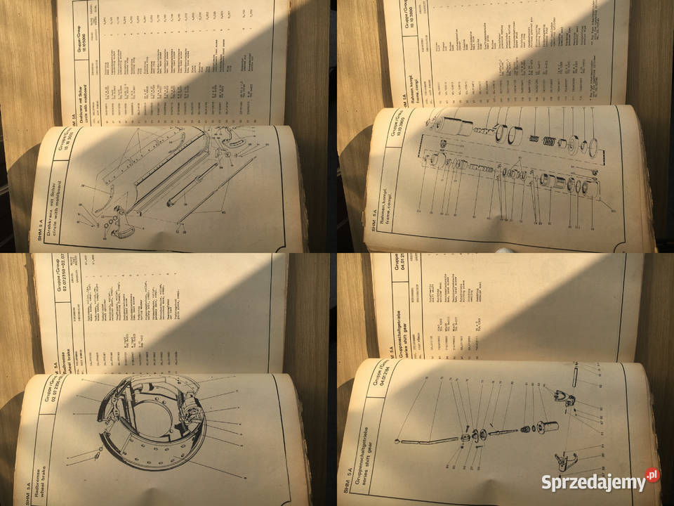 Motorgrader SHM Instrukcja serwisowa VEB Antyki, Sztuka, Kolekcje Łęczyca